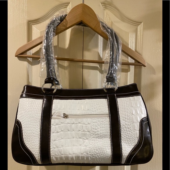 💕Host Pick👜 Genuine Leather Brown Turquoise Cross Shoulder Bag🛍️ - Picture 2 of 7